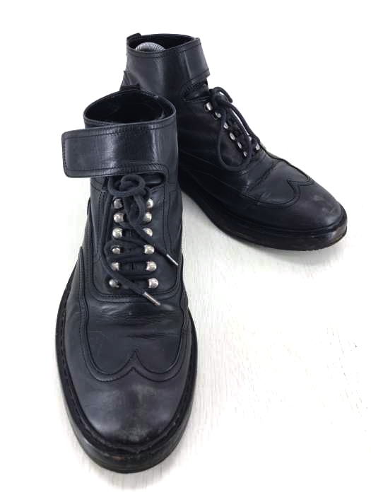 KRISVANASSCHE（クリスバンアッシュ） SNEAKERS レザーブーツ ブローグブーツ ウイングチップレースアップ メンズ シューズ