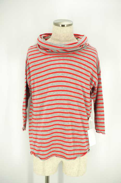 Gap （ギャップ） オフタートルネックボーダーカットソー メンズ トップス
