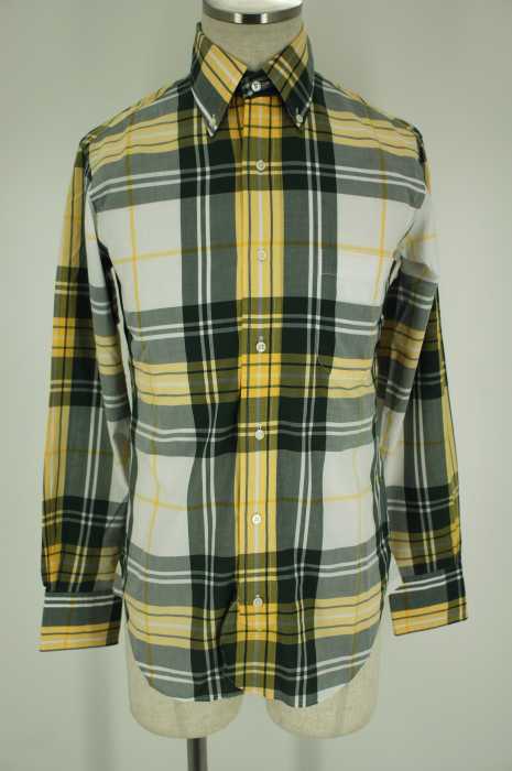 BLACK FLEECE BY BROOKS BROTHERS（ブラックフリースバイブルックスブラザーズ） タータンチェック柄BDシャツ メンズ トップス