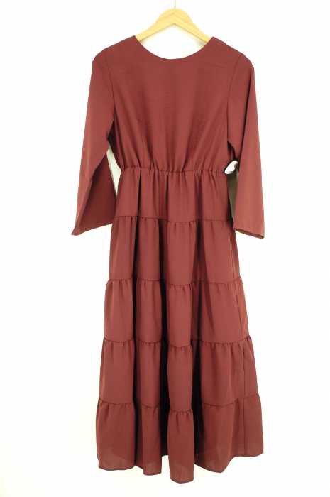 natural couture（ナチュラルクチュール） バックボタンロングワンピース レディース ワンピース