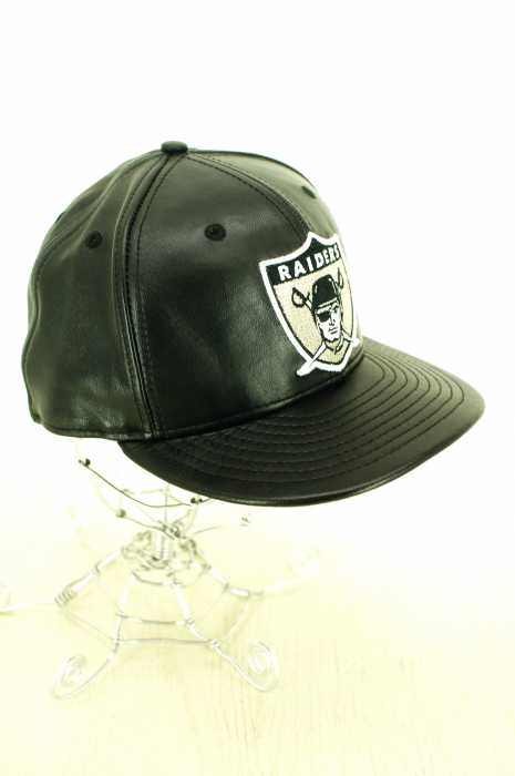 NEW ERA × NFL（ニューエラ エヌエフエル） RAIDERS レザーキャップ