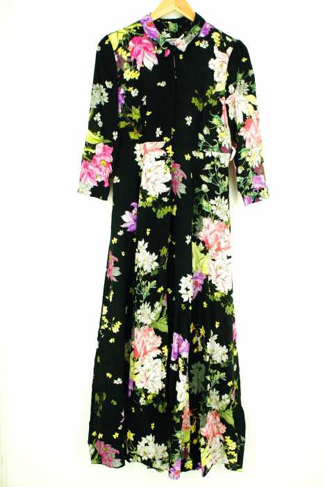 ZARA WOMAN (ザラ ウーマン) 花柄シャツワンピース レディース ワンピース