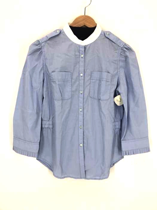 POLO JEANS COMPANY RALPH LAUREN（ポロジーンズカンパニーラルフローレン） スタンドカラーフリルシャツ レディース トップス