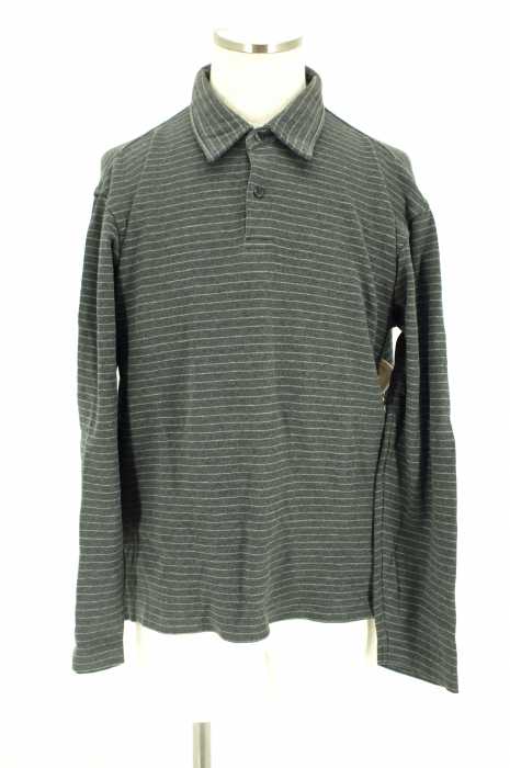 BROOKS BROTHERS (ブルックスブラザーズ) ボーダー柄ロングスリーブポロシャツ メンズ トップス