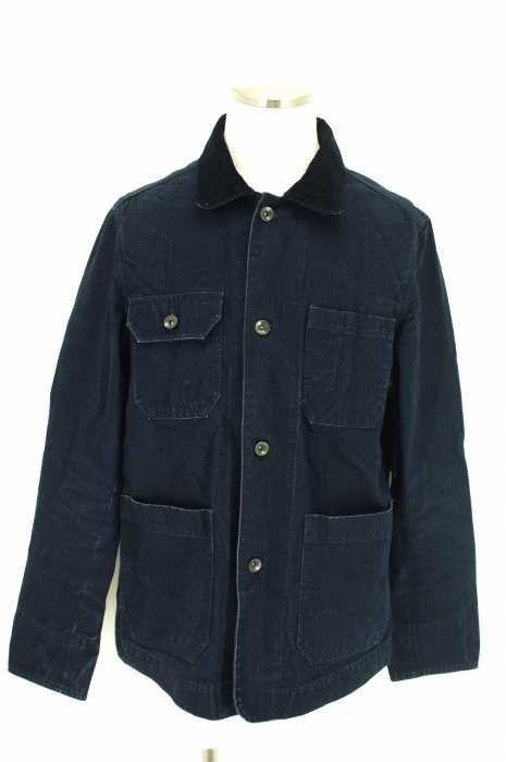 Gap (ギャップ) コーデュロイ切り替えしインディゴ染めカバーオールジャケット メンズ アウター
