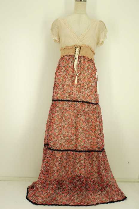 smork by diva (スモーキバイディーバ) レース切替花柄マキシワンピース レディース ワンピース
