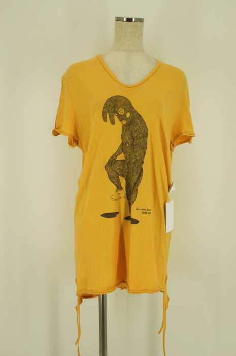 TOM REBL （トムレベル） プリント変形ロングTシャツ メンズ トップス