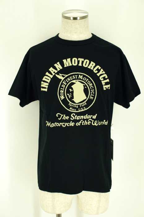 INDIAN MOTORCYCLE （インディアンモーターサイクル） プリントロゴ半袖Tシャツ メンズ トップス
