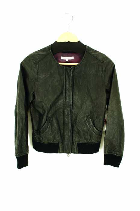 UNITED ARROWS green label relaxing (ユナイテッドアローズグリーンレーベルリラクシング) ピッグレザーノーカラージャケット レディース アウター