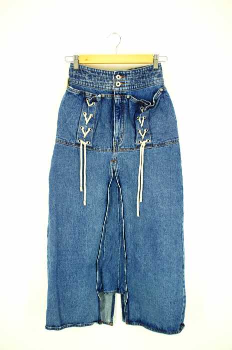 AMERI (アメリ) UNEVENNESS POCKET DENIM SKIRT レディース スカート