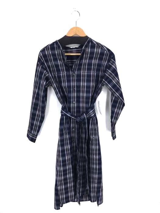 PLST（プラステ） チェック柄シャツワンピース レディース ワンピース