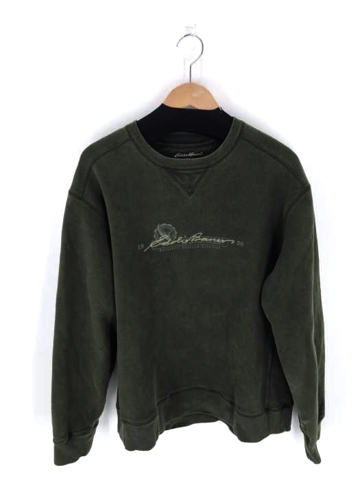 Eddie Bauer（エディーバウアー） ロゴ刺繍スウェットプルオーバー メンズ トップス