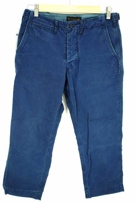 A VONTADE(アボンタージ) インディゴ染めClassic Chino Trousers クロップドパンツ メンズ パンツ