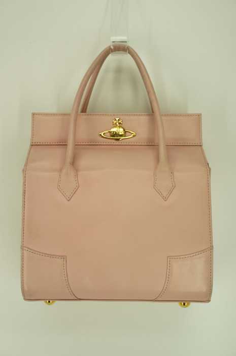Vivienne Westwood (ヴィヴィアンウエストウッド) ロゴプレート付き ハンドバッグ レディース バッグ