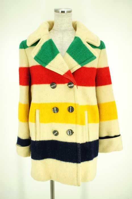 USED （ブランド不明） MADE IN CANADA ダブルロングジャケット レディース アウター