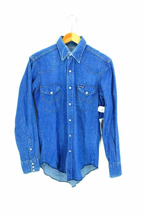 Wrangler (ラングラー) デニムウエスタンシャツ メンズ トップス