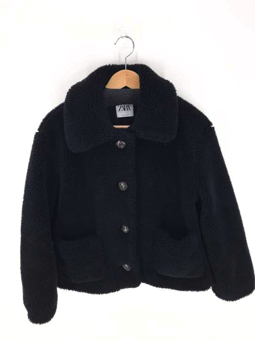 ZARA（ザラ） くるみボタンボアブルゾン レディース アウター