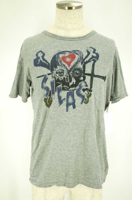 SILAS (サイラス) スカルプリントTシャツ メンズ トップス