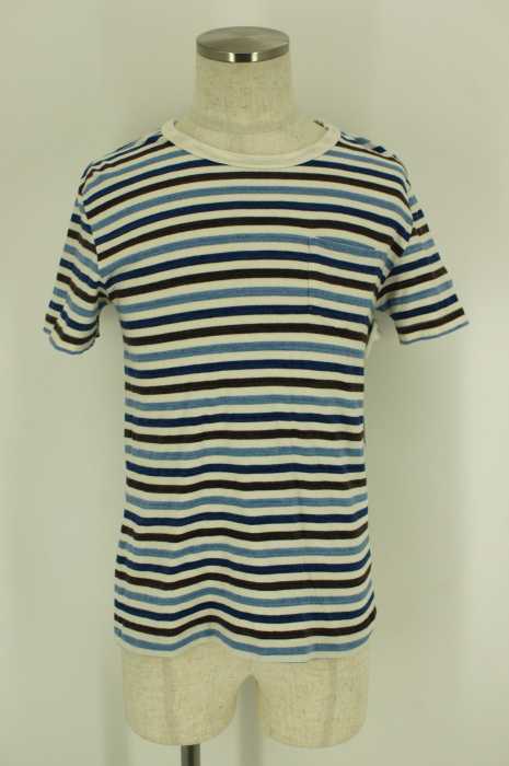 SHIPS JET BLUE（シップスジェットブルー） ボーダーポケットTシャツ メンズ トップス