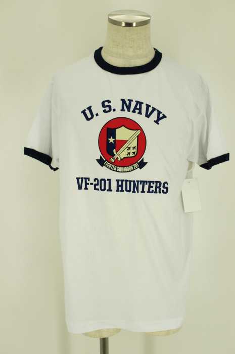 BUZZ RICKSONS （バズリクソンズ） U.S.NAVYプリント半袖Tシャツ メンズ トップス