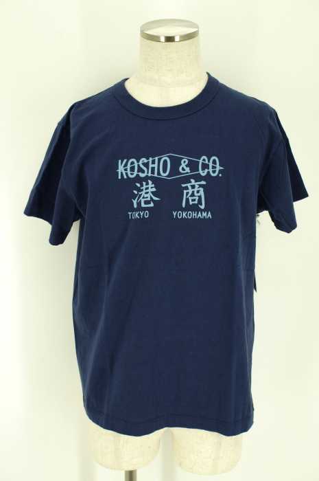 TAILOR TOYO (テイラートウヨウ) 港商ロゴ半袖Tシャツ メンズ トップス