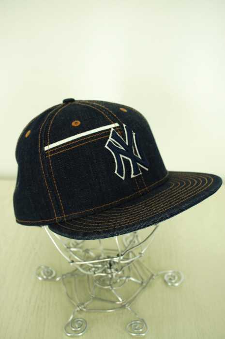 NEW ERA （ニューエラ） NYフロントロゴ6パネルデニムキャップ メンズ 帽子