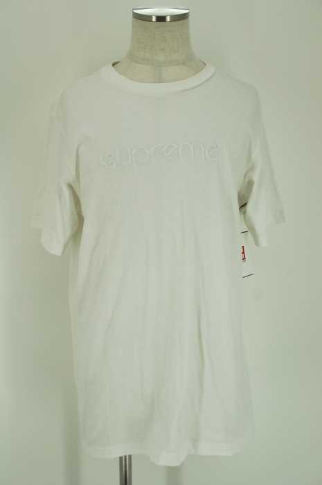 Supreme （シュプリーム） 16SS Tonal Embroidered 刺繍ロゴTシャツ メンズ トップス
