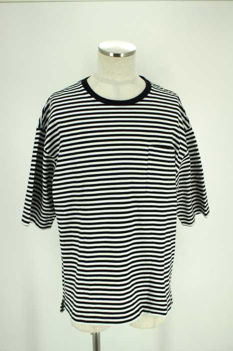 SHIPS (シップス) ビックシルエット ボーダーポケットTee メンズ トップス