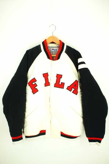 FILA (フィラ) フロントロゴナイロンブルゾン メンズ アウター