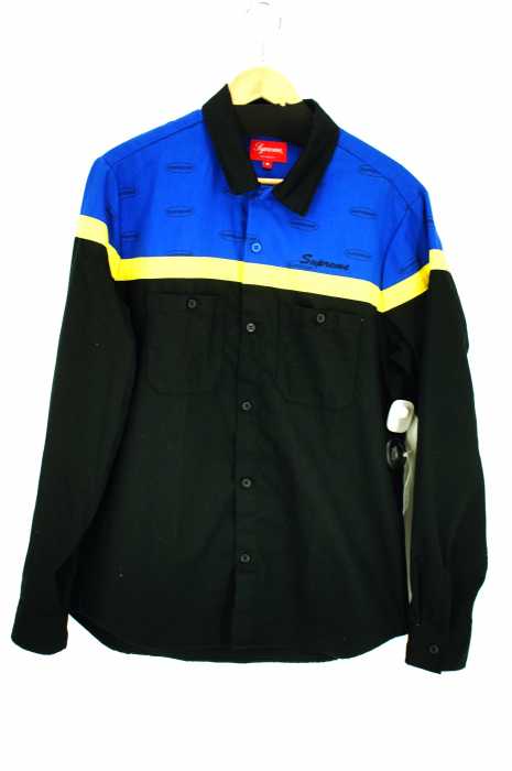 Supreme (シュプリーム) color-blocked-work-shirt メンズ トップス
