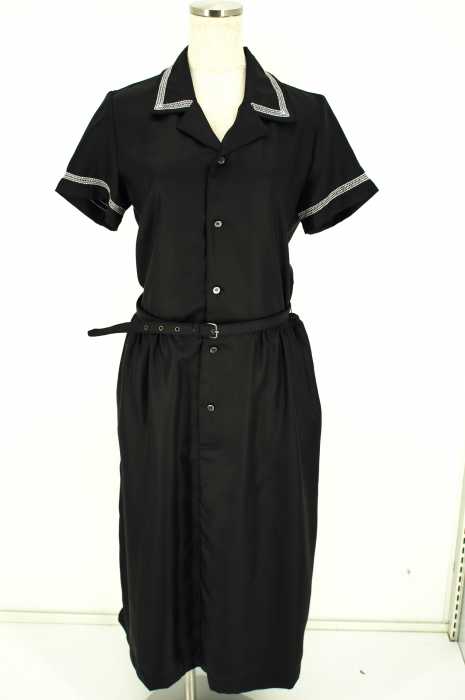 COMME des GARCONS COMME des GARCONS (コムデギャルソンコムデギャルソン) jupe ベルト付き総シルクシャツワンピース レディース ワンピース