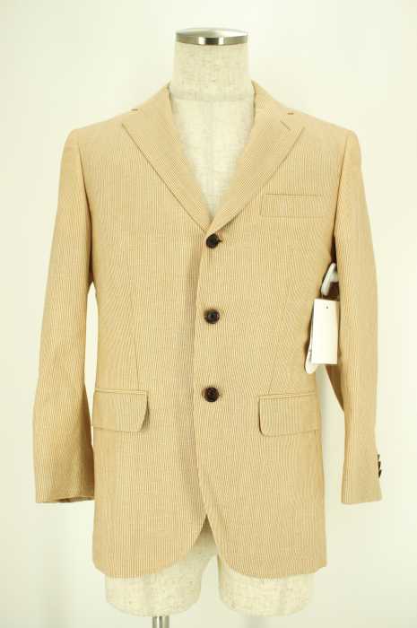 Ermenegild Zegna×ships tailoring style　（エルメネジルドゼニア×シップステイラーリングスタイル） 3Bストライプテーラードジャケット メンズ アウター