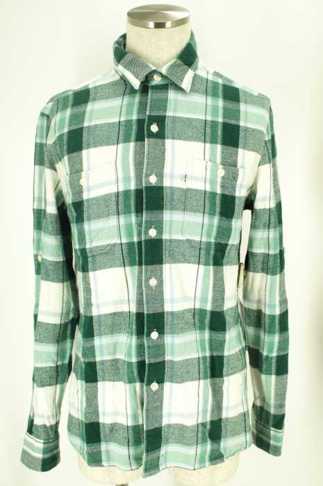 Levi's （リーバイス） チャック柄チンストラップネルボタンシャツ メンズ トップス