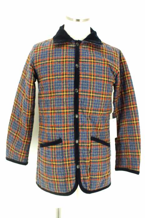 AIGLE (エーグル) チェック柄裏キルティングジャケット メンズ アウター