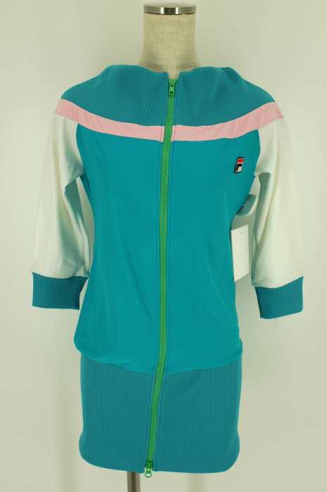 FILA （フィラ） ボトルネックロングリブトラックジャケット ジャージ レディース トップス