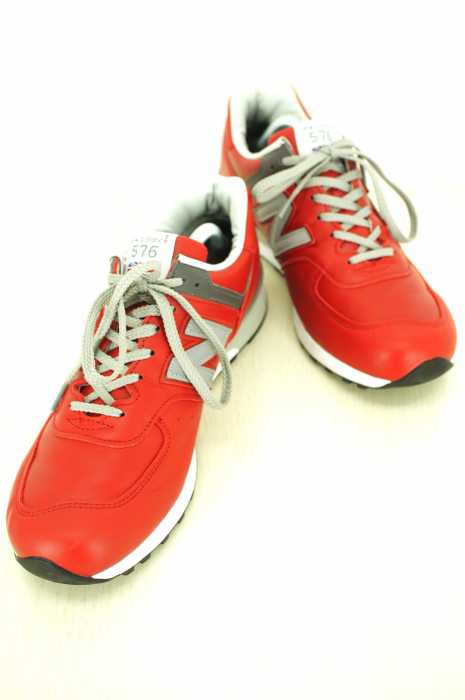 NEW BALANCE (ニューバランス) M576RED イングランド製レザースニーカー メンズ シューズ