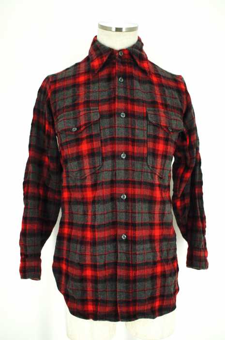 PENDLETON （ペンドルトン） 70s　ウールチェック柄ボタンシャツ メンズ トップス
