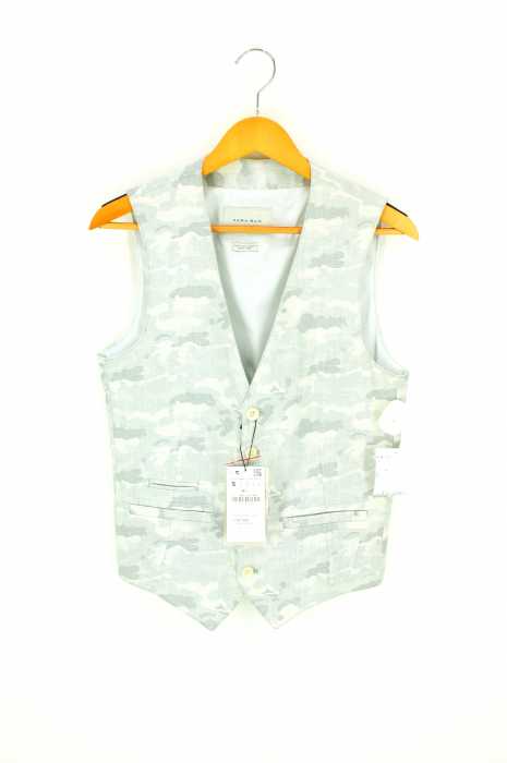 ZARA MAN （ザラマン） カモ柄ベスト メンズ トップス