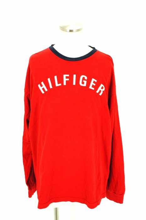 TOMMY HILFIGER (トミーヒルフィガー) HILFIGERロゴ入りカットソー メンズ トップス