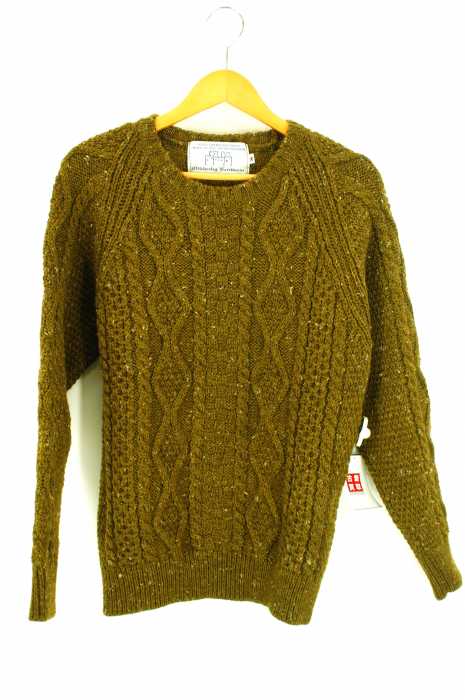 Oldderby Knitwear （オールダービーニットウェア） イギリス製　ウールネップ加工ニット メンズ トップス
