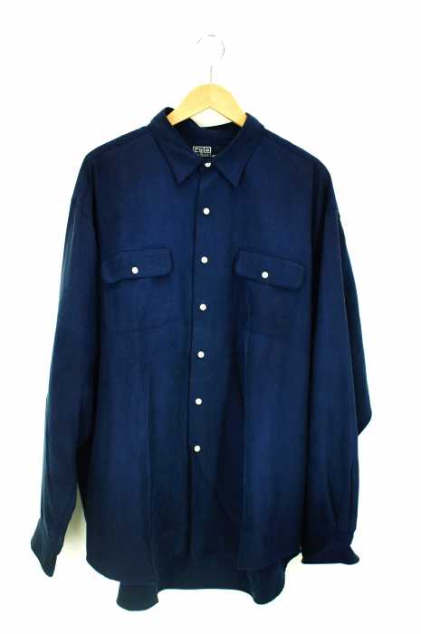 Polo by RALPH LAUREN （ポロバイラルフローレン） フロントポケットシルク混シャツ メンズ トップス