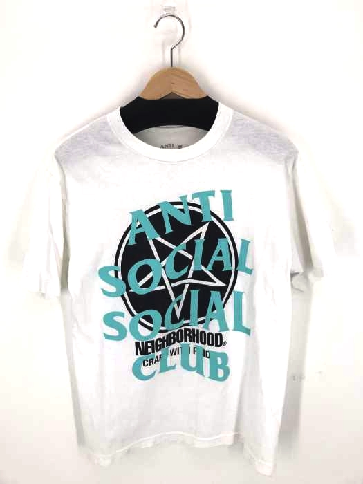 NEIGHBORHOOD（ネイバーフッド） ANTI SOCIAL SOCIAL CLUB × NEIGHBORHOOD クルーネック ロゴTシャツ メンズ トップス