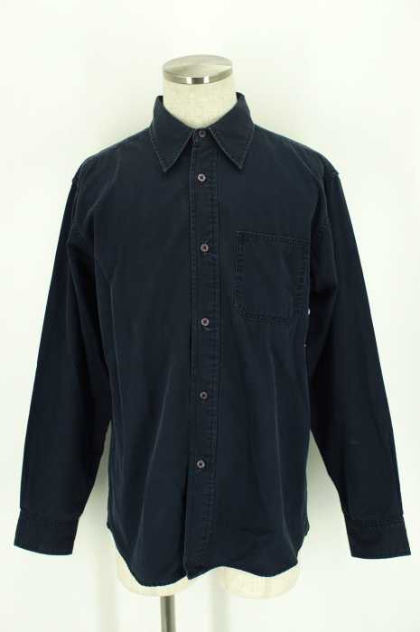STUSSY （ステューシー） エルボーパッチ付き長袖シャツ メンズ トップス