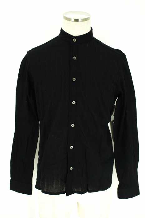 UNITED ARROWS （ユナイテッドアローズ） ストライプシースルーバンドカラーボタンシャツ メンズ トップス