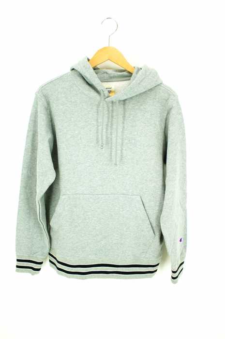 Champion (チャンピオン) リブラインスウェットパーカー メンズ トップス