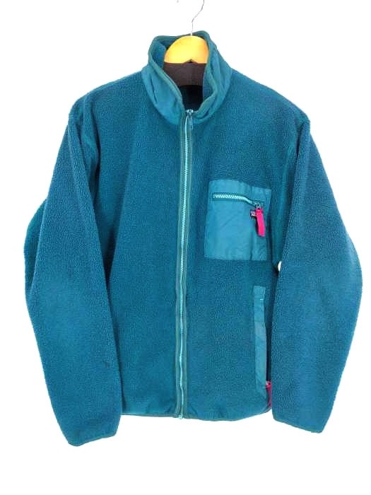 patagonia（パタゴニア） USA製 胸ポケットシンチラフリースカーディガン メンズ アウター