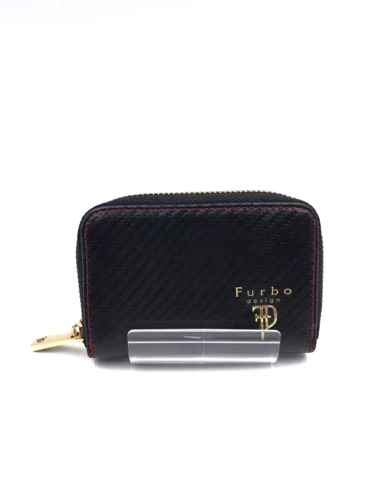 FURBO DESIGN（フルボデザイン） GEAR CARBON ラウンドジップコインケース メンズ 財布・ケース