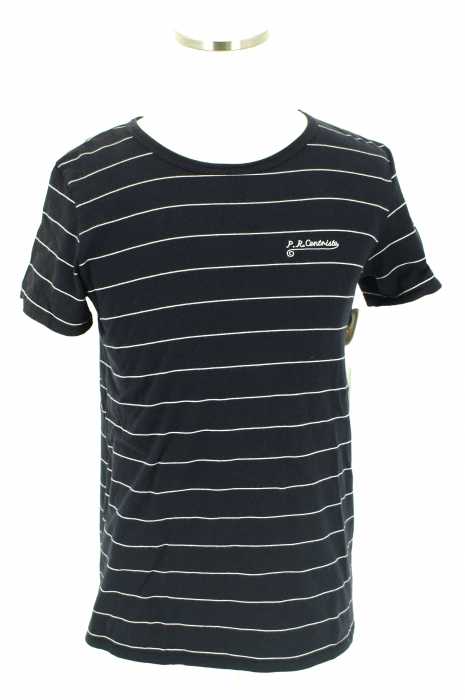A.P.C. （アーペーセー） ボーダー柄ワンポイントTシャツ メンズ トップス