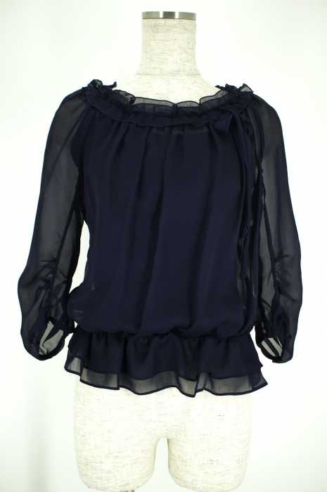 BODY DRESSING Deluxe （ボディドレッシングデラックス） フリルシフォントップス レディース トップス