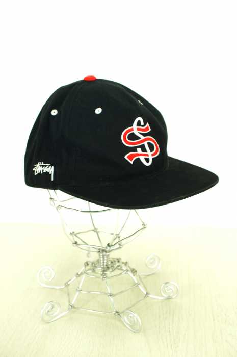 STUSSY (ステューシー) バックスナップ刺繍入りキャップ メンズ 帽子